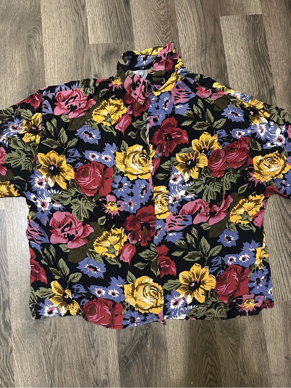 cc hughes floral print shirt